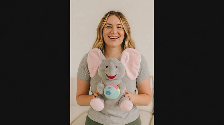 Snuggle Smart™ Elephant Plush Toy